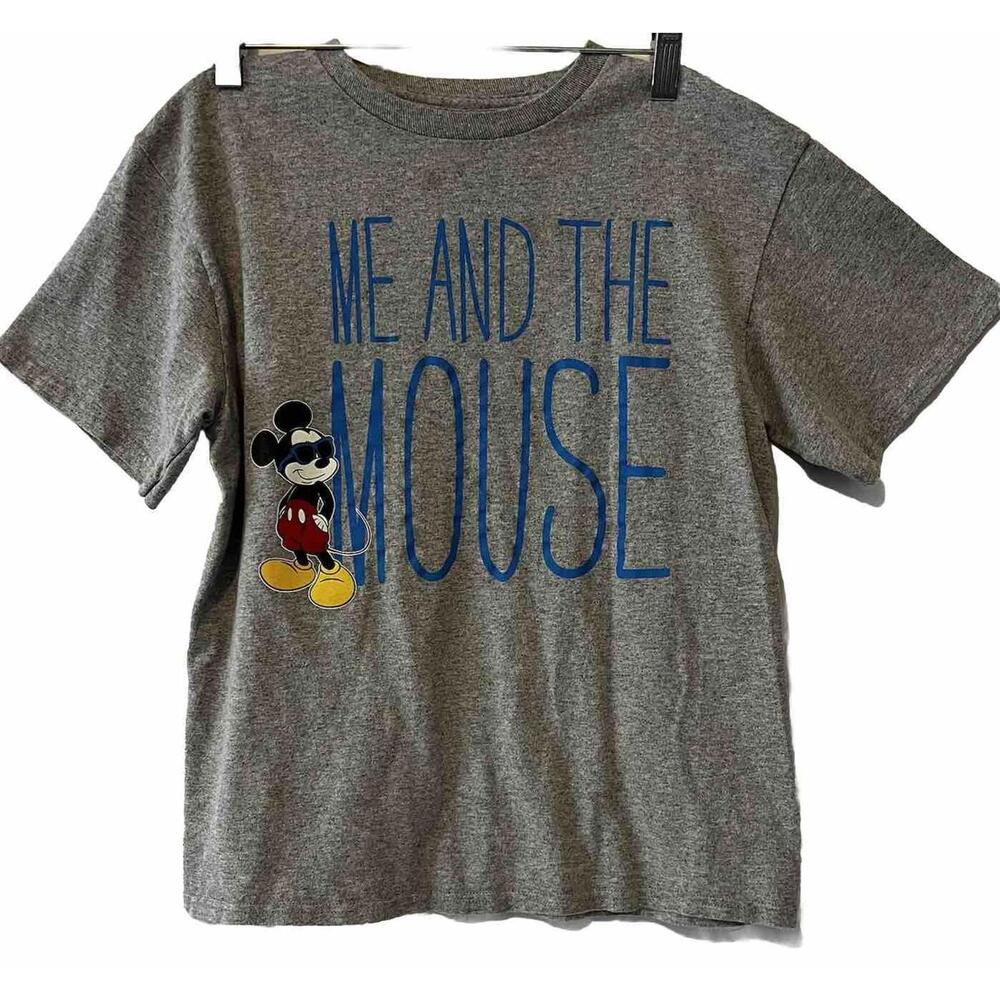 Disneyland Mickey Mouse T-Shirt Kids Large “Me And The Mouse” Resort Tee Fun - Picture 1 of 6